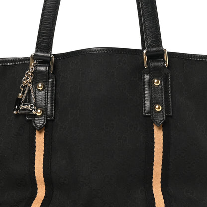 Gucci Monogram Medium Jolicoeur Tote Black 8 of 11