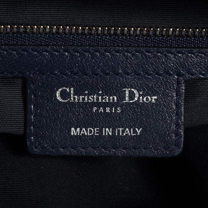 Christian Dior Lambskin Cannage Medium Granville Tote Navy Blue 6 of 9