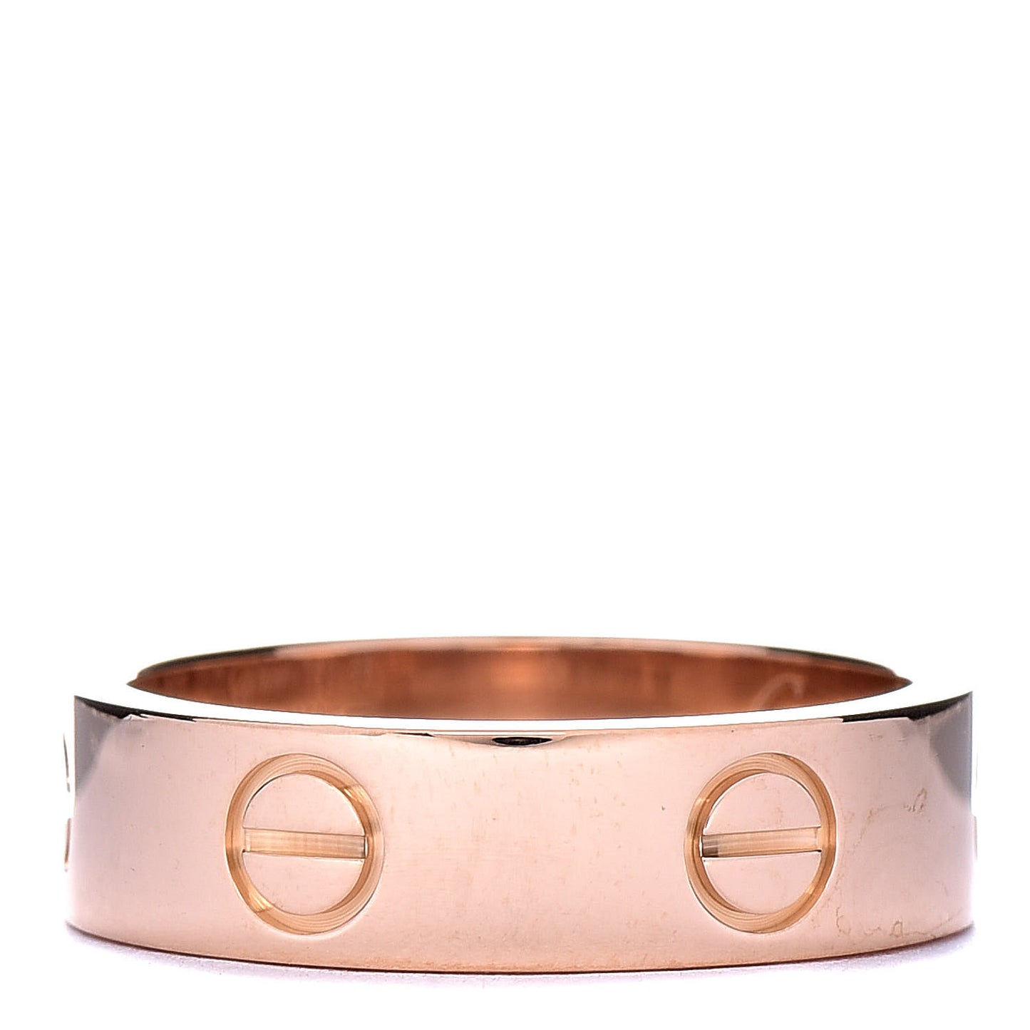18K Pink Gold 5.5mm LOVE Ring 55 7.25