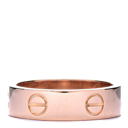 Cartier 18K Pink Gold 5.5mm LOVE Ring 55 7.25 3 of 4