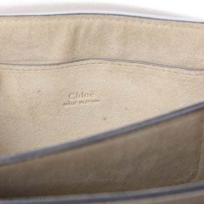 Chloe Suede Calfskin Small Faye Shoulder Bag Motty Grey 5 of 11