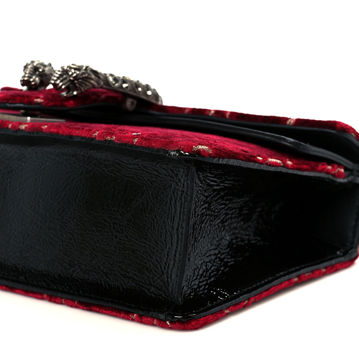 Gucci Velvet Skipper Crystal GG Monogram Small Dionysus Shoulder