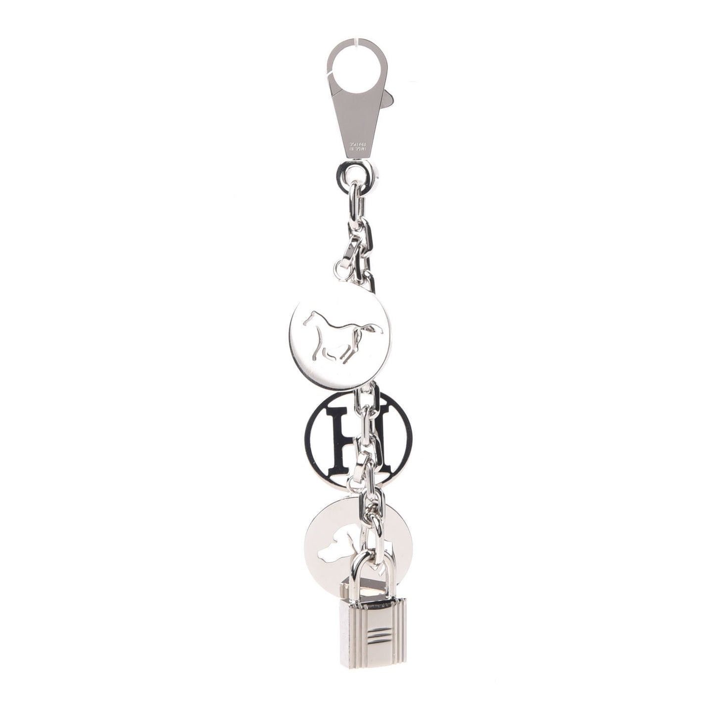 Palladium Breloque Bag Charm Silver