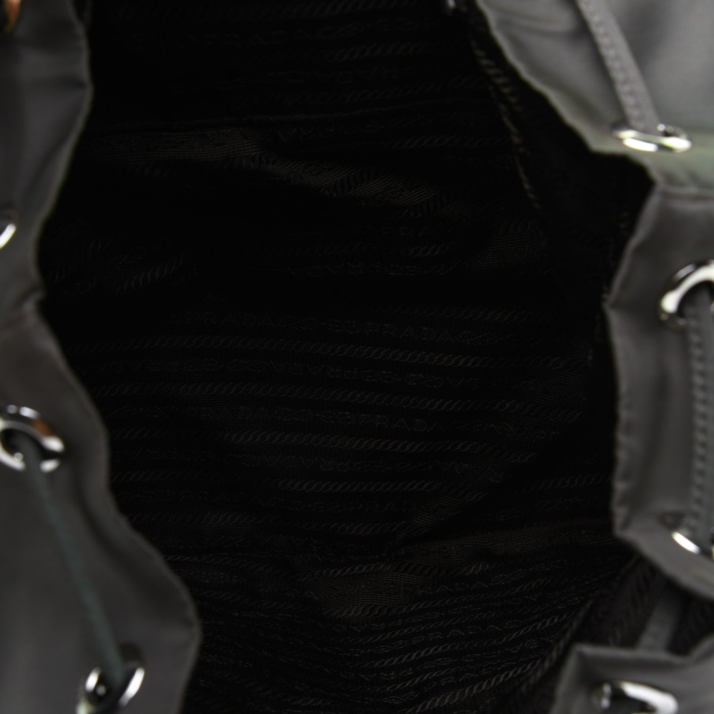 Tessuto Nylon Medium Backpack Fumo