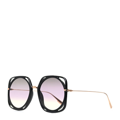 Christian Dior Metal Square Directions Sunglasses Black 1 of 7