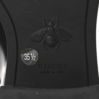 Gucci Cordovan Lux Horsebit Womens Lug Sole Loafers 35.5 Black 8 of 9