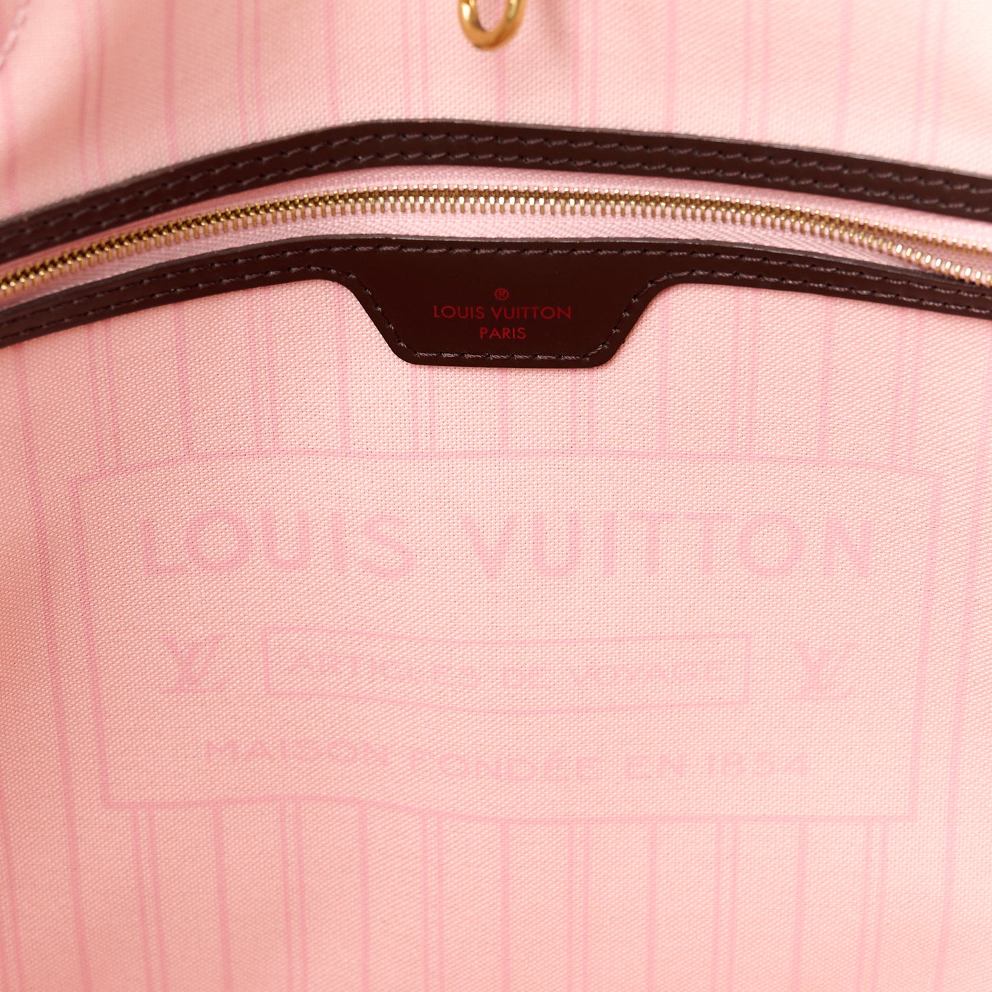 Damier Ebene Neo Neverfull MM Rose Ballerine