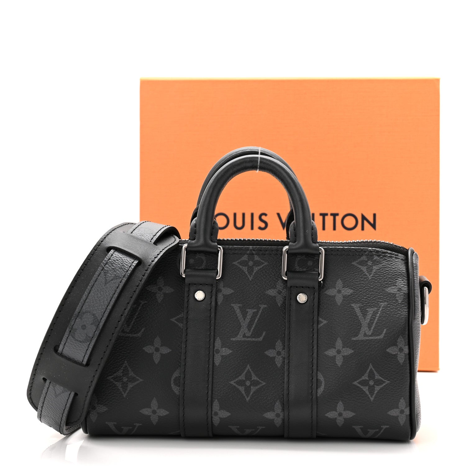 Louis Vuitton Reverse Monogram Eclipse Keepall XS Black 10 of 10