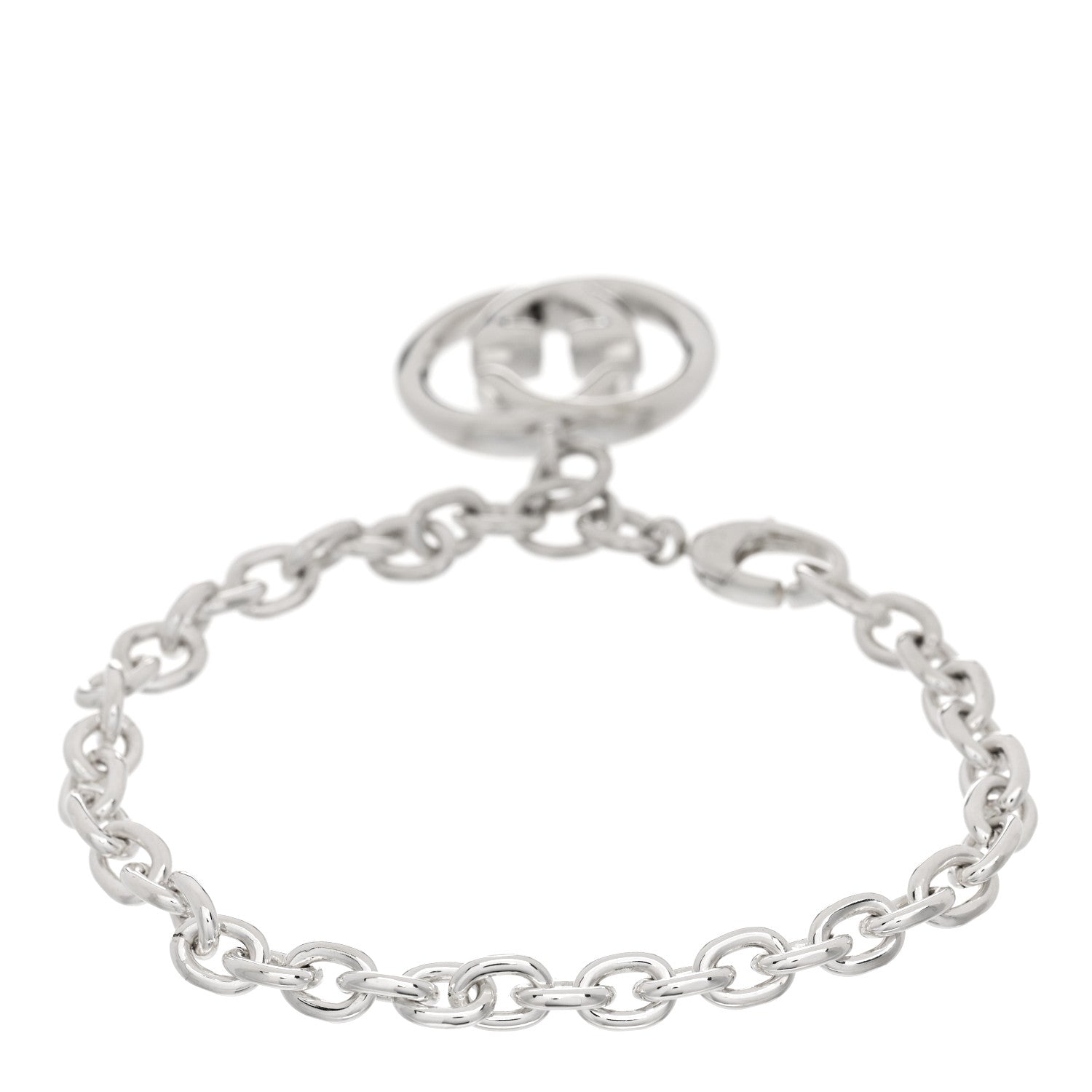 Gucci Sterling Silver Britt Charm Bracelet 2 of 3