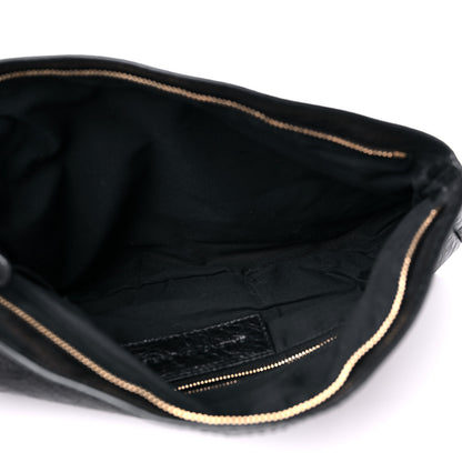 Balenciaga Agneau Giant 12 Gold Hardware Premier Clutch Black 6 of 10
