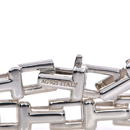 Tiffany Sterling Silver T Chain Bracelet 4 of 6