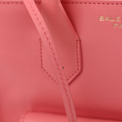Balenciaga Calfskin Padlock Mini All Afternoon Tote Rose Fluo 13 of 14