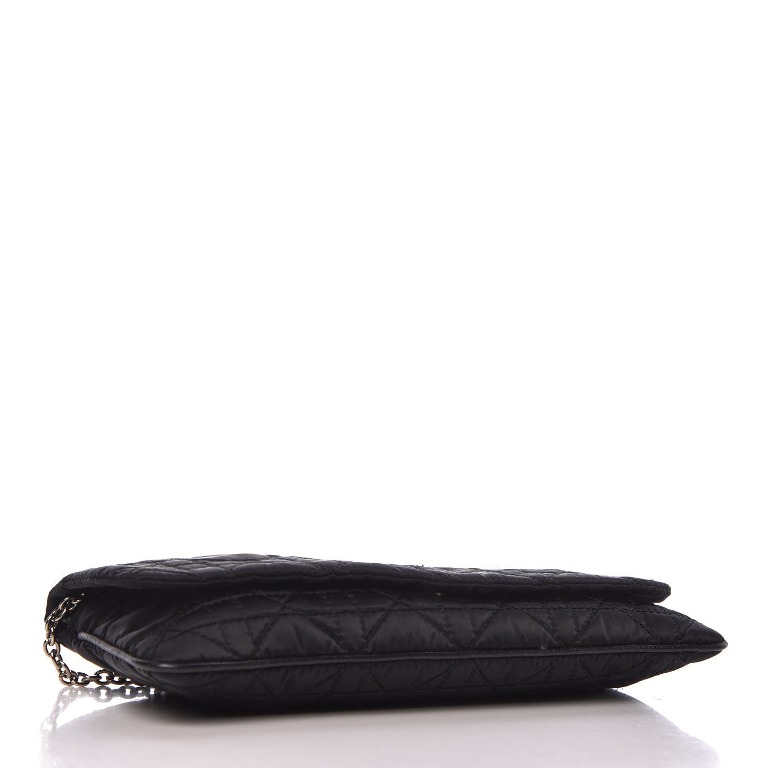 Christian Dior Satin Cannage Lady Dior Convertible Clutch Black 4 of 8