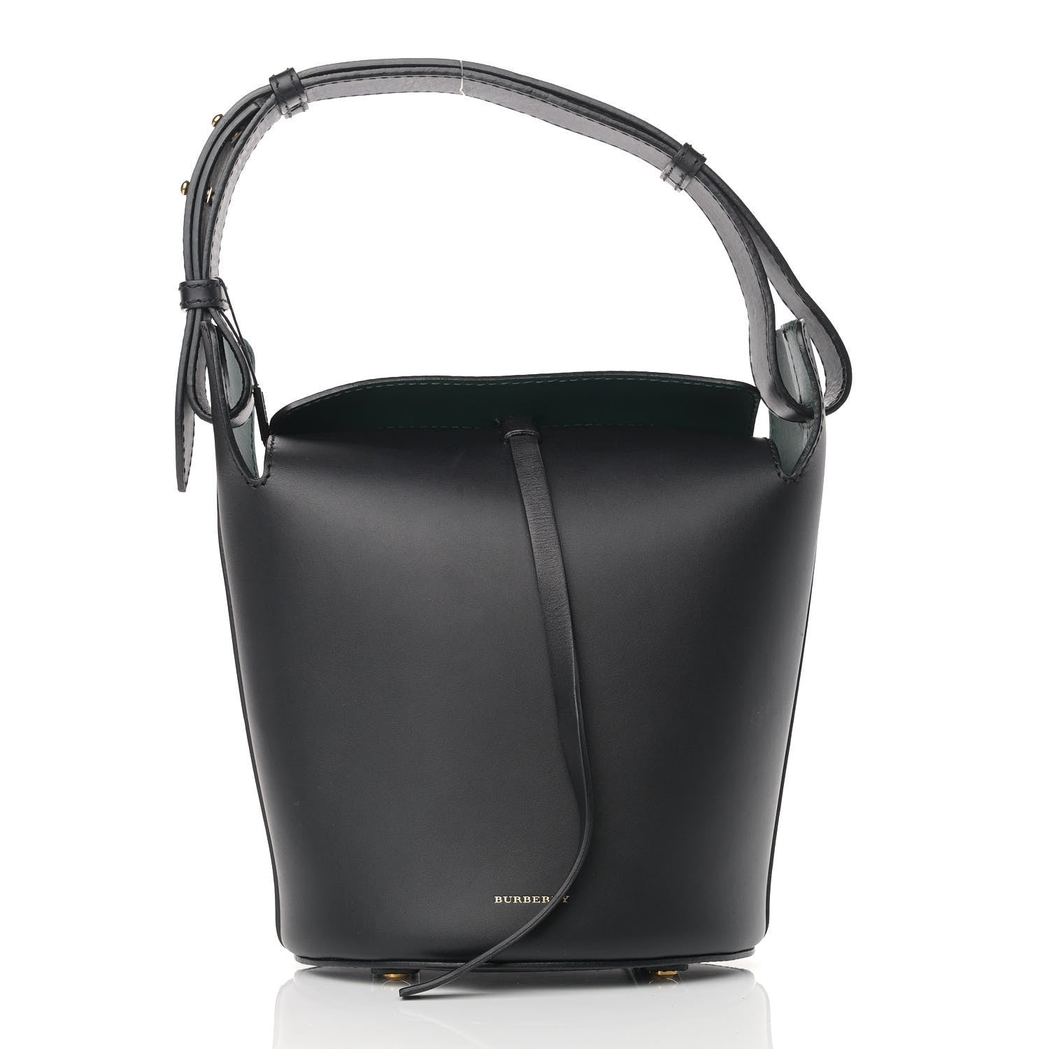 Burberry Supple Calfskin Small Bucket Black 3 of 14