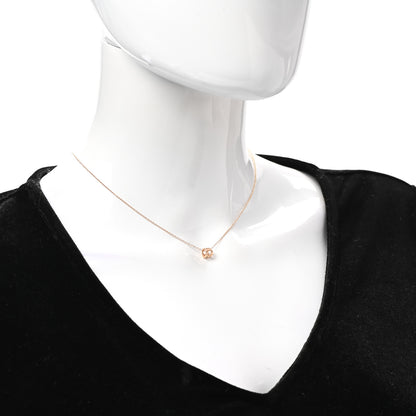 Tiffany 18K Rose Gold Atlas Open Pendant Necklace 2 of 6