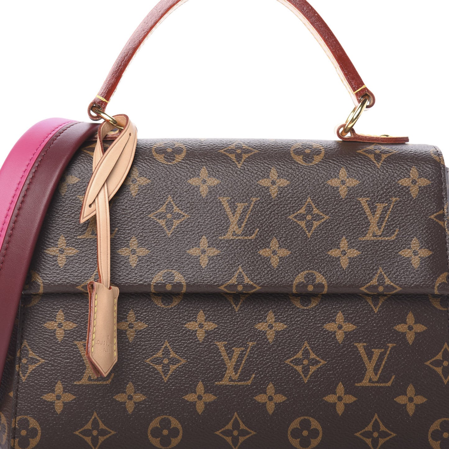 Monogram Cluny BB Bordeaux Fuchsia