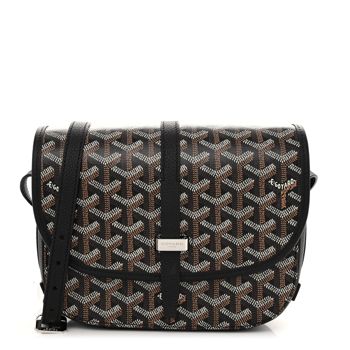 Goyardine Belvedere II PM Messenger Bag Black