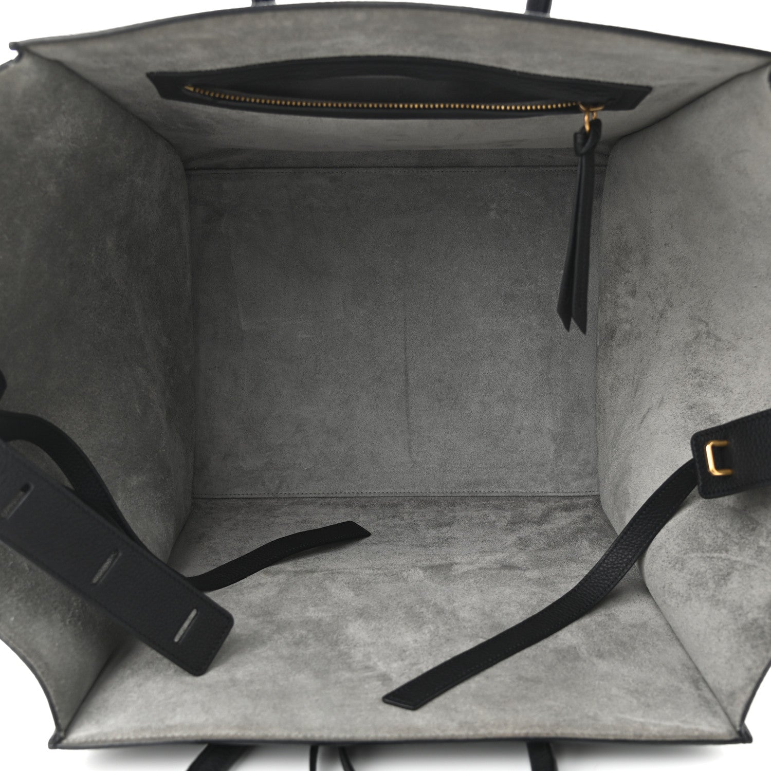 Celine Grained Calfskin Medium Phantom Luggage Black 5 of 12