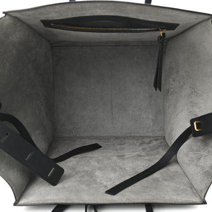 Celine Grained Calfskin Medium Phantom Luggage Black 5 of 12