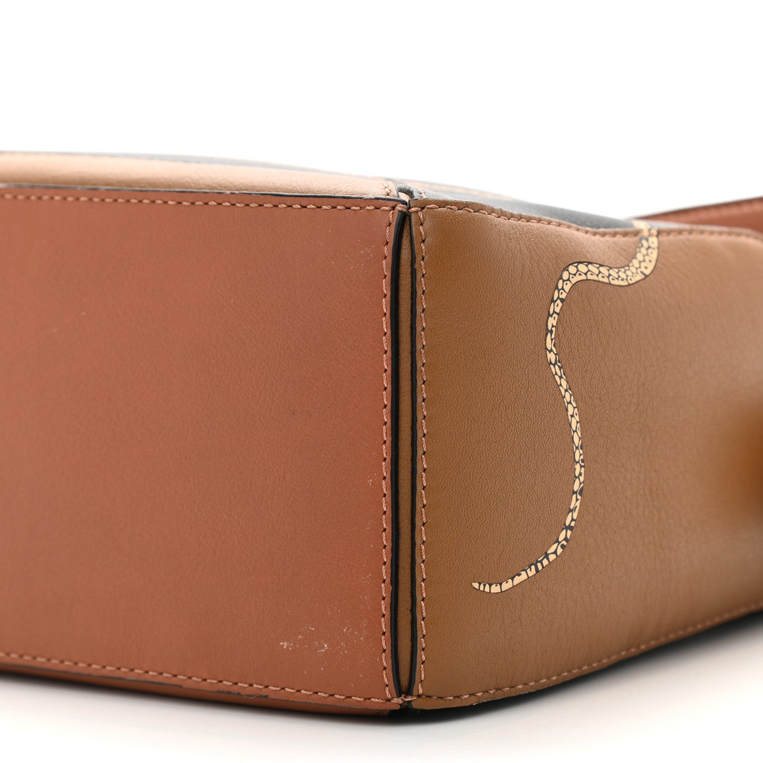Loewe Calfskin Small Paula's Ibiza Lizard Puzzle Bag Multi 10 of 12