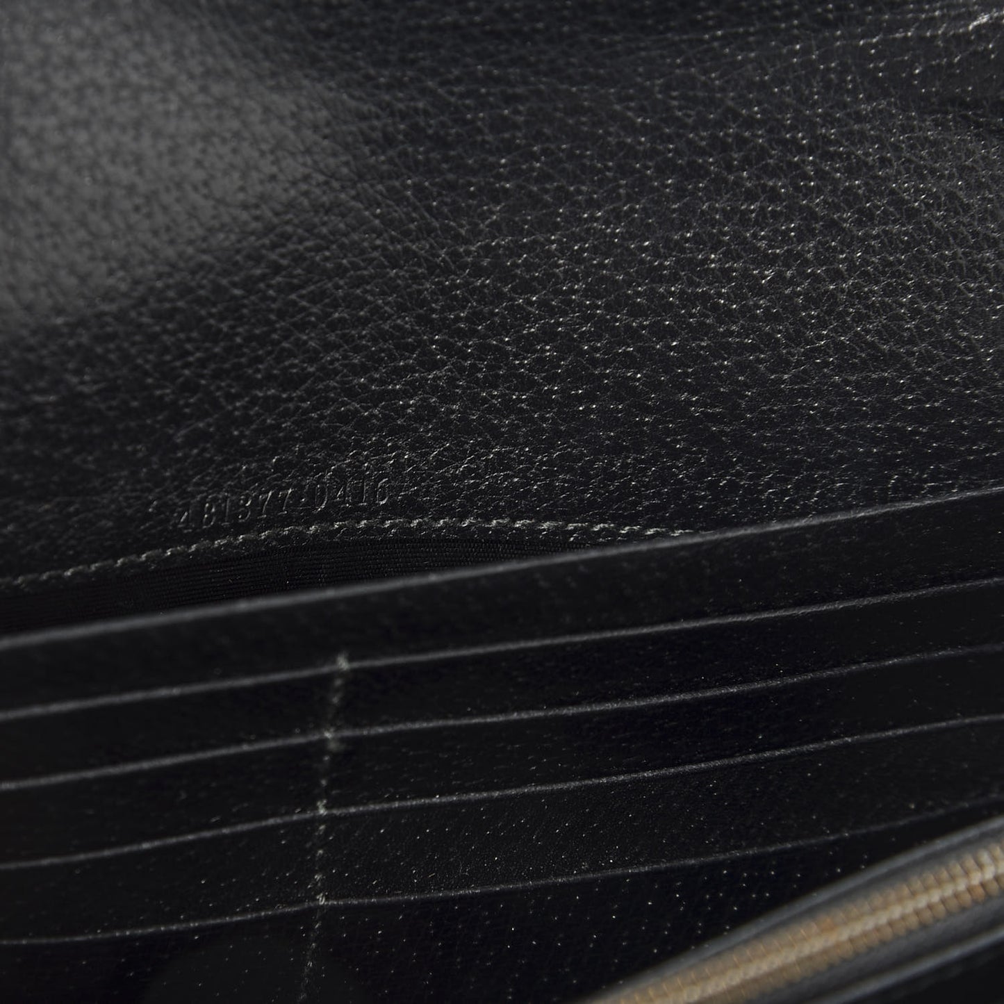 Calfskin Web Mini Dionysus Chain Wallet Black