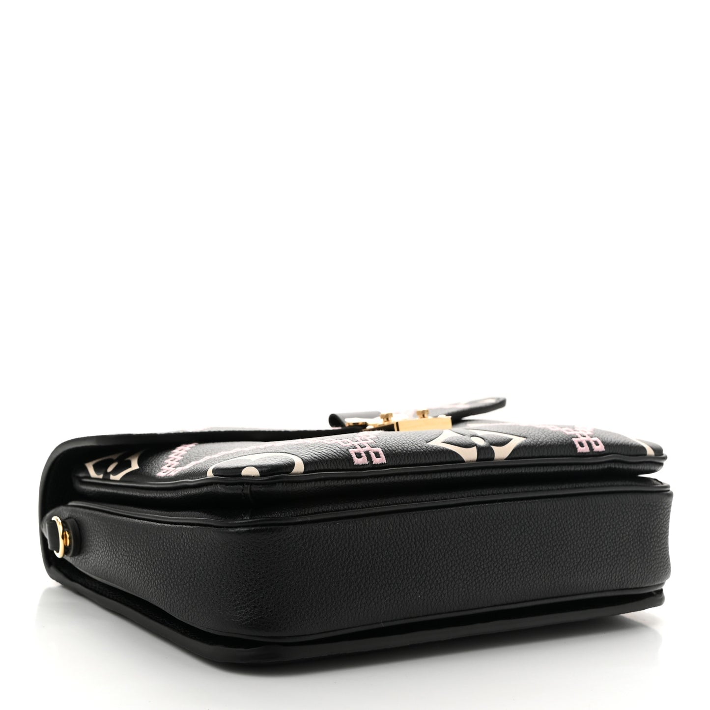 Empreinte Monogram Giant Broderies Pochette Metis Black