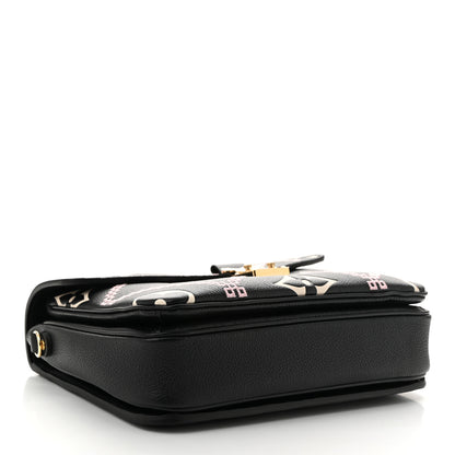 Louis Vuitton Empreinte Monogram Giant Broderies Pochette Metis Black 4 of 9