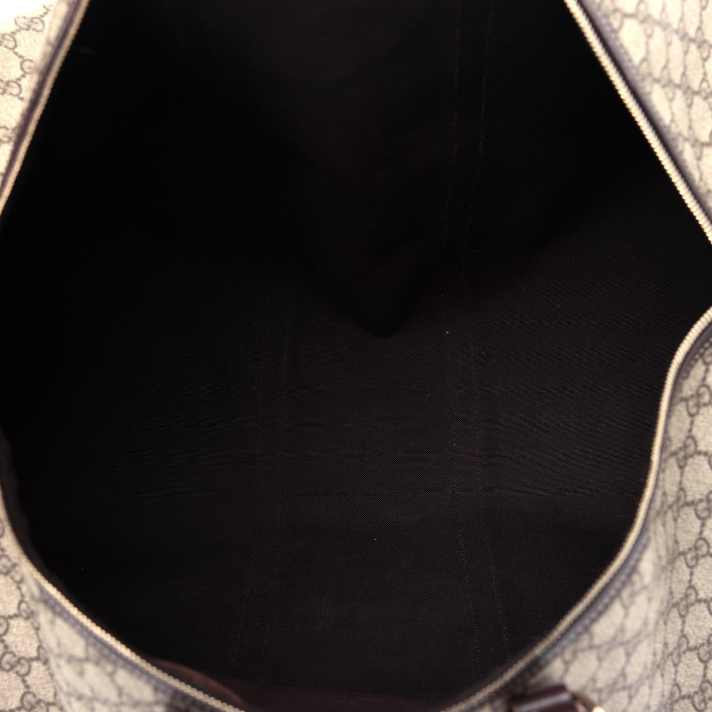 GG Plus Monogram Large Carry On Duffle Bag Brown