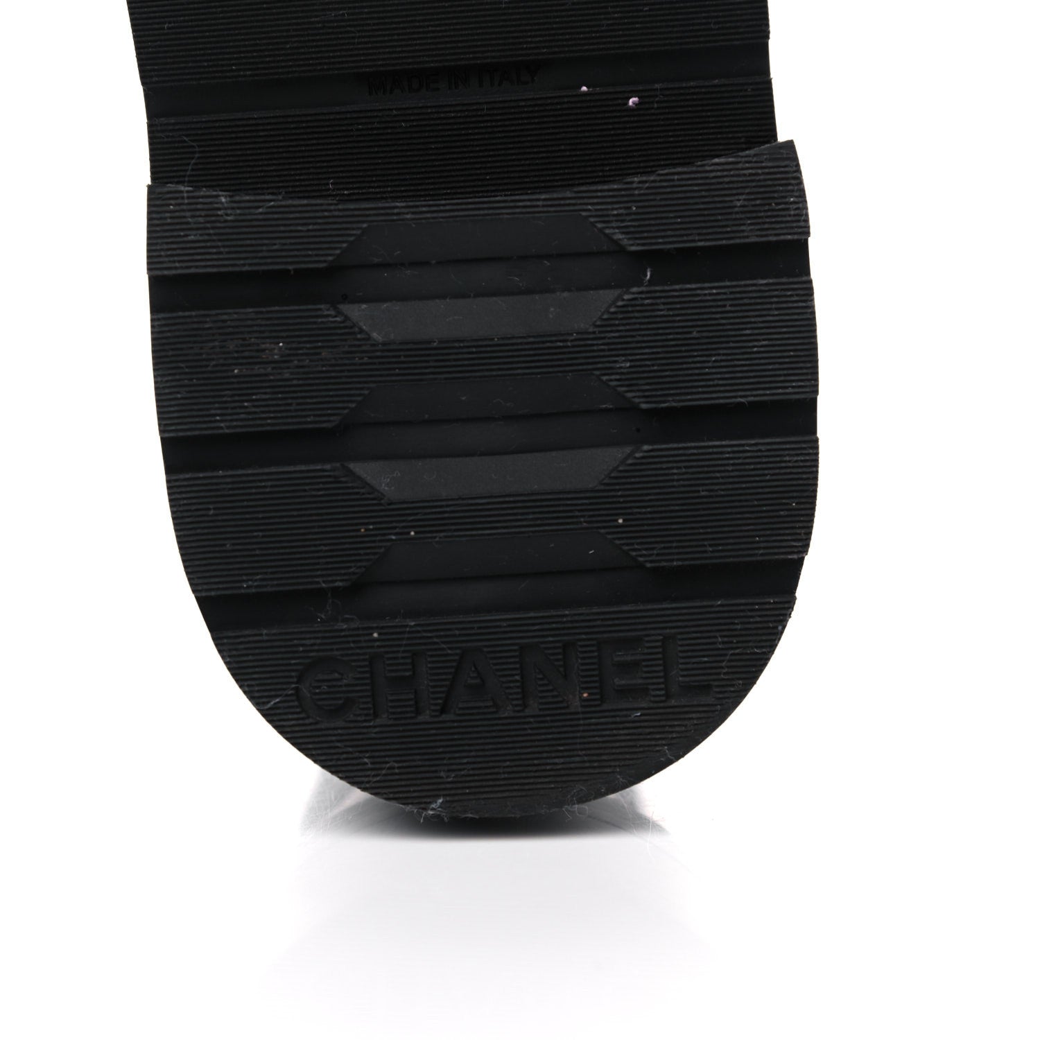 Chanel Shiny Goatskin Calfskin Quilted Lace Up Combat Boots 38 Black 6 of 13