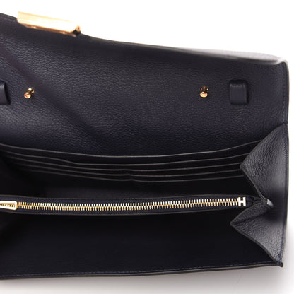 Hermes Evercolor Constance Wallet To Go Bleu Nuit 5 of 10