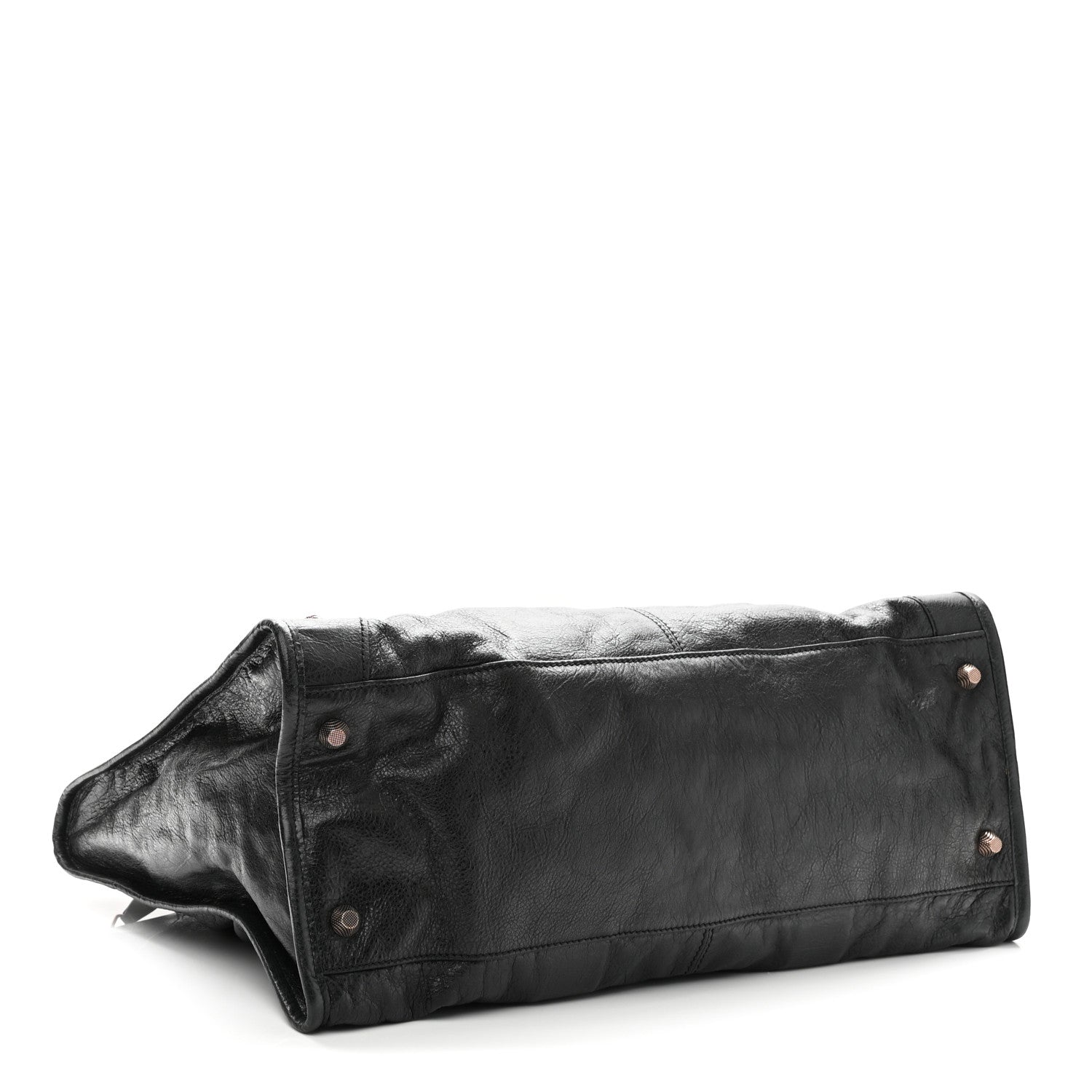 Balenciaga Agneau Giant 12 Rose Gold Hardware Weekender Officier 5 of 11