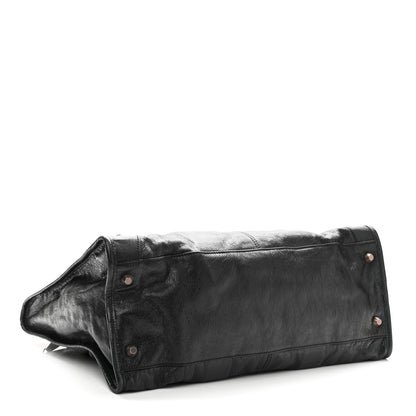Balenciaga Agneau Giant 12 Rose Gold Hardware Weekender Officier 5 of 11