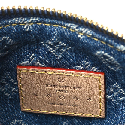 Louis Vuitton Monogram Denim Hills Pochette Blue 6 of 10