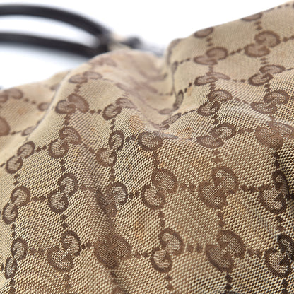 Gucci Monogram Studded Medium Pelham Tote Dark Brown 11 of 15