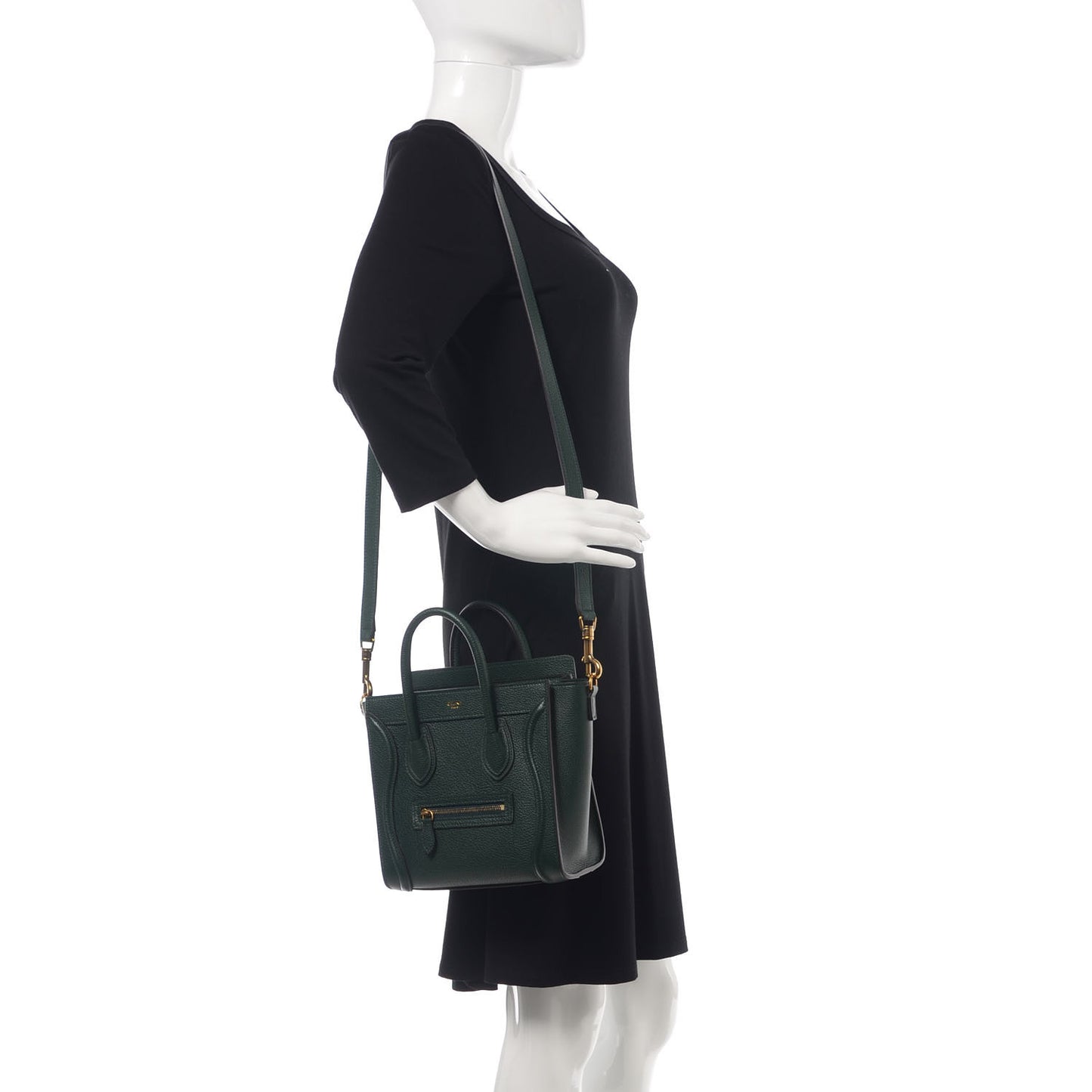 Drummed Calfskin Nano Luggage Amazone