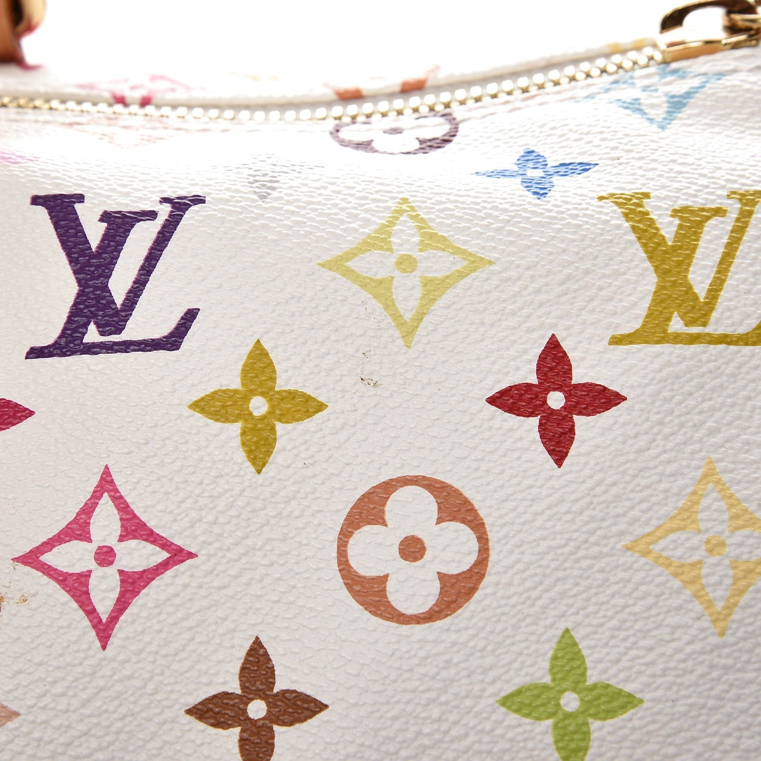 Louis Vuitton Monogram Multicolor Keepall 45 White 7 of 8