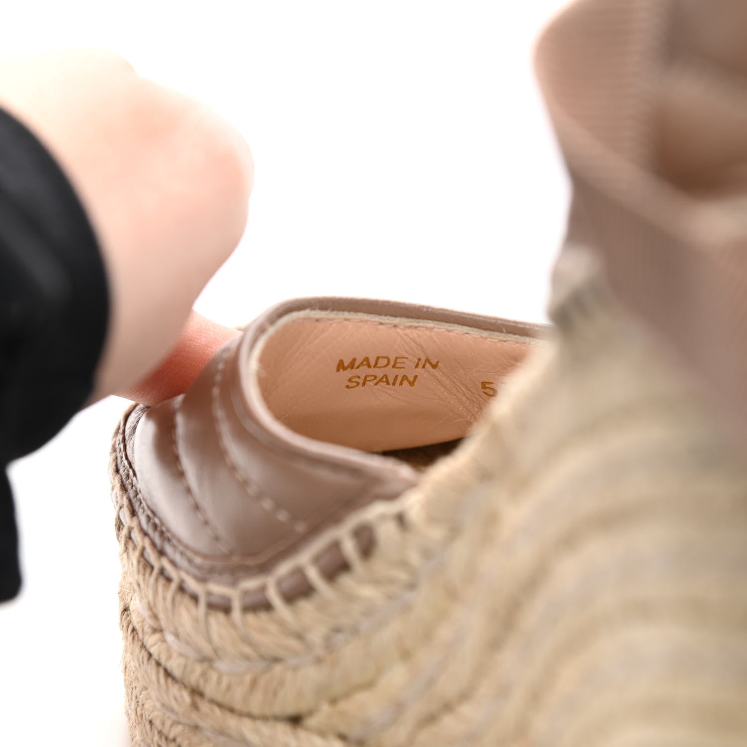 Gucci Nappa Matelasse GG Marmont Ankle Wrap Platform 35/120mm Espadrille Wedges 35 Porcelain Rose 11 of 13