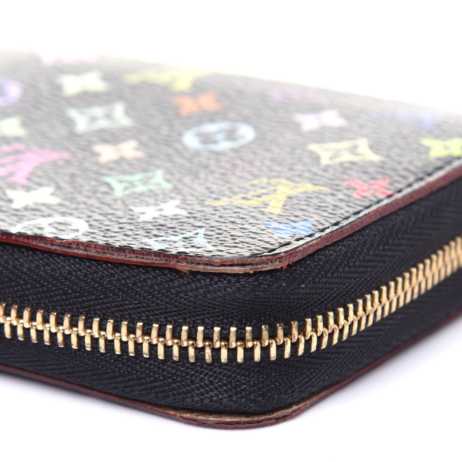 Louis Vuitton Monogram Multicolor Zippy Coin Purse Black Grenade 10 of 12