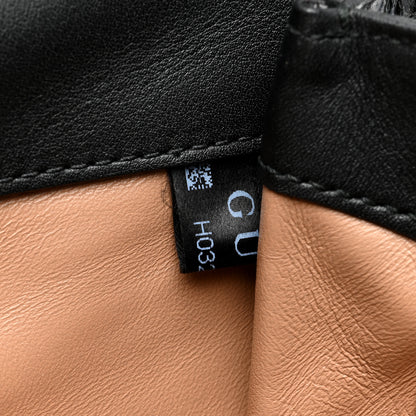 Gucci Snakeskin Mini Sylvie 1969 Messenger Bag Black 8 of 12