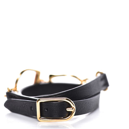 Hermes Swift Etrier Double Tour Bracelet T3 Black 3 of 6