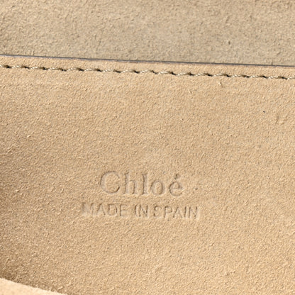 Chloe Suede Calfskin Mini Faye Bracelet Bag Motty Grey 6 of 10