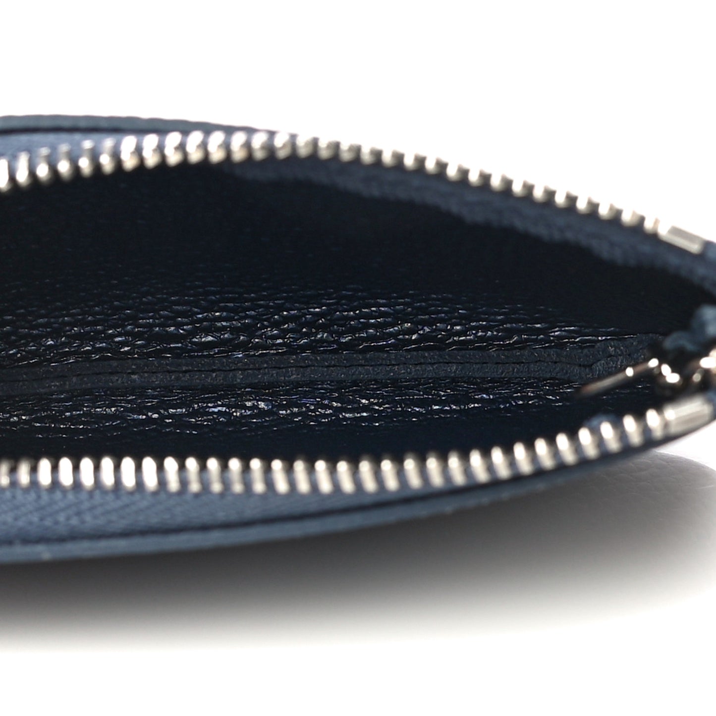 Metallic Empreinte Monogram Giant Key Pouch Navy Nacre