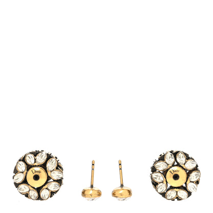 Christian Dior Crystal Dior Tribales Earrings Gold 3 of 4