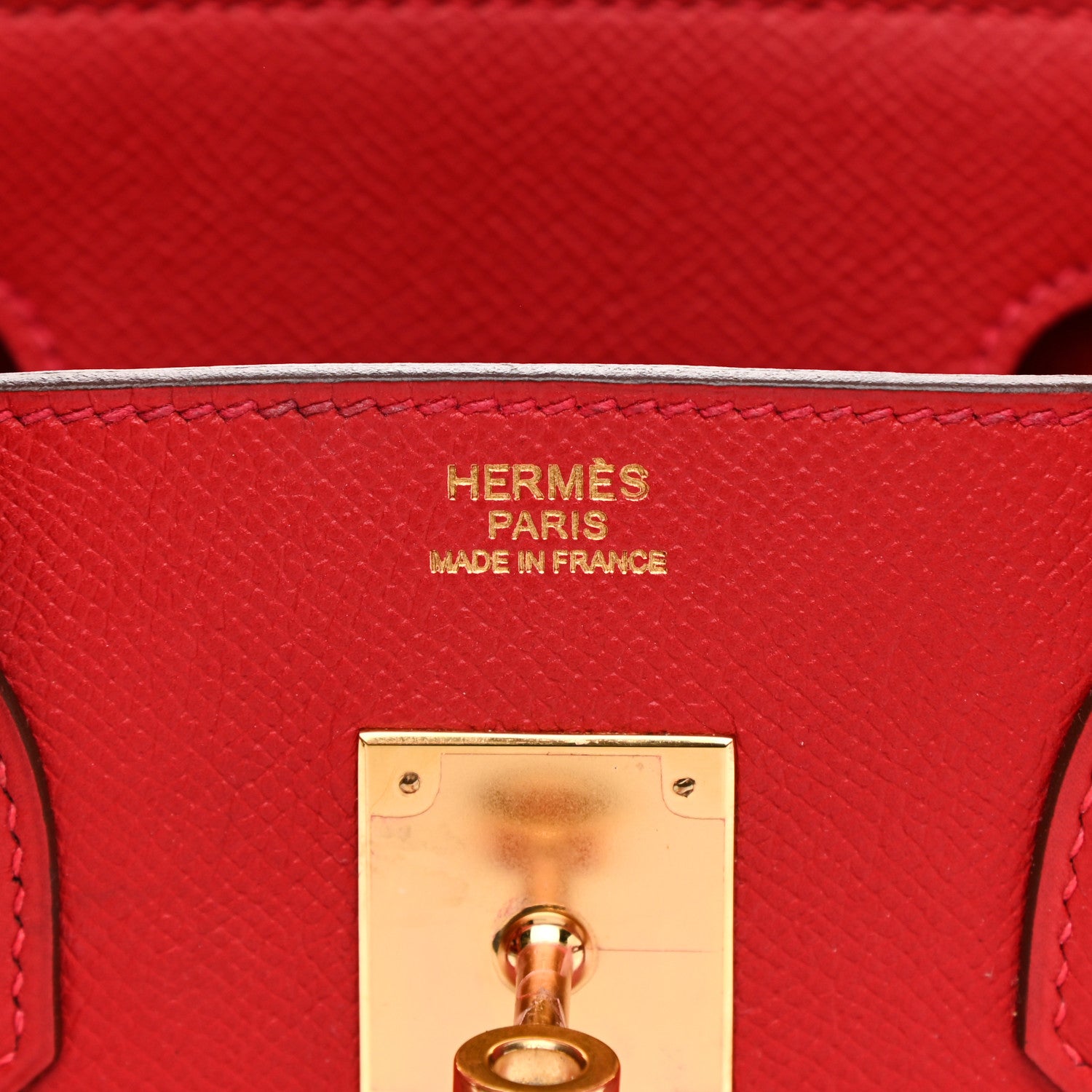 Hermes Epsom Birkin 30 Rouge Casaque 6 of 10