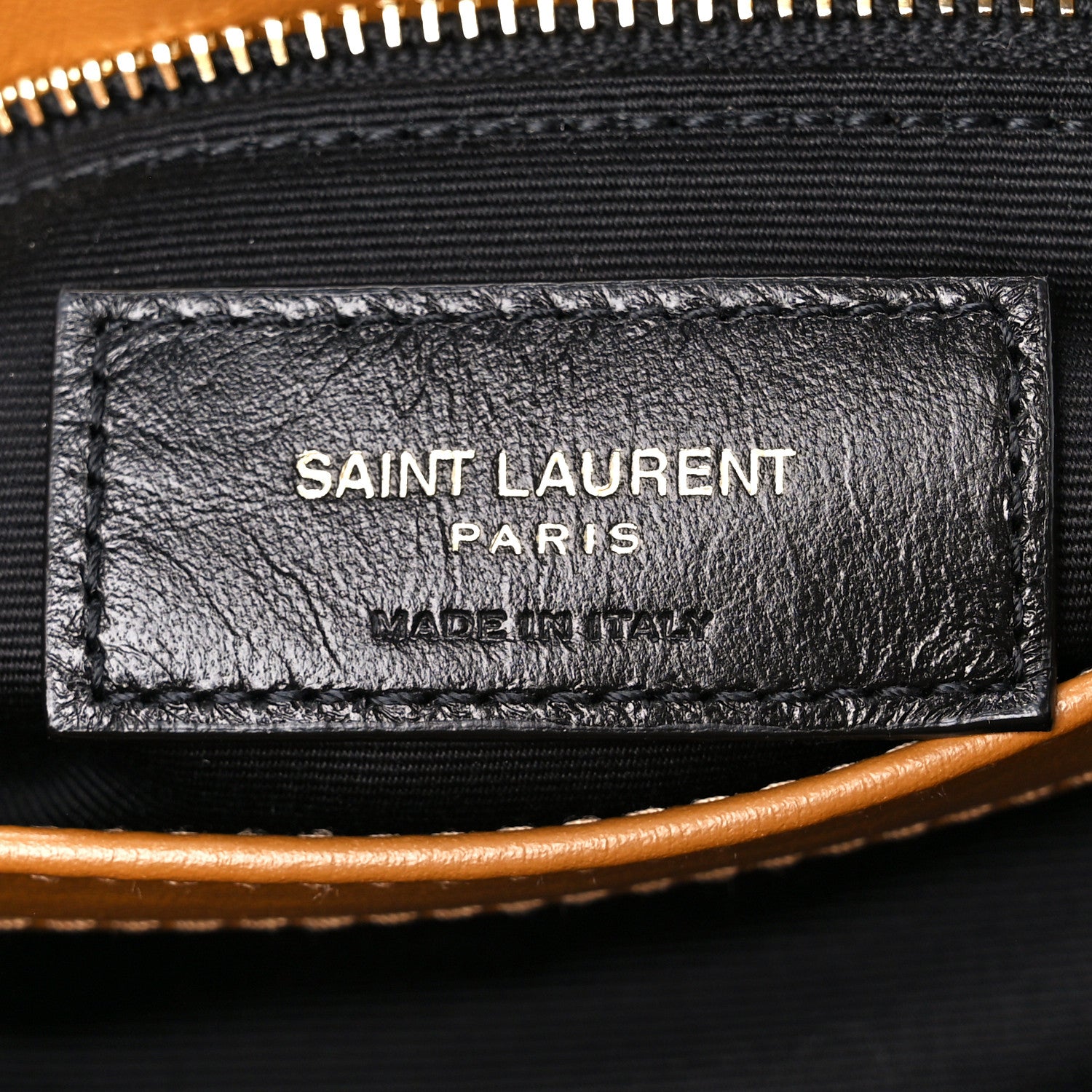 Saint Laurent Calfskin Y Quilted Monogram Toy Loulou Crossbody Bag Dark Natural 7 of 12