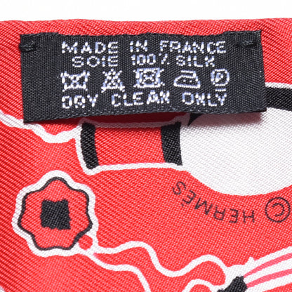 Hermes Silk Les Flacons Bandana Twilly 3 of 4