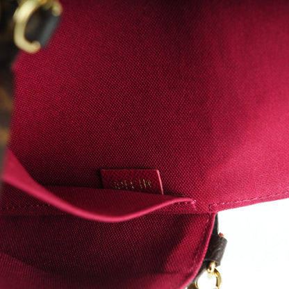 Louis Vuitton Monogram Pochette Felicie Chain Wallet Fuchsia 8 of 8
