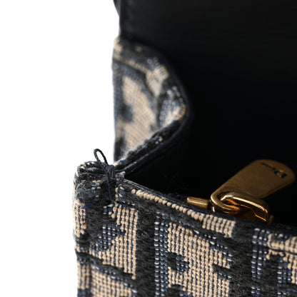 Christian Dior Oblique Saddle Belt Bag Blue 11 of 14