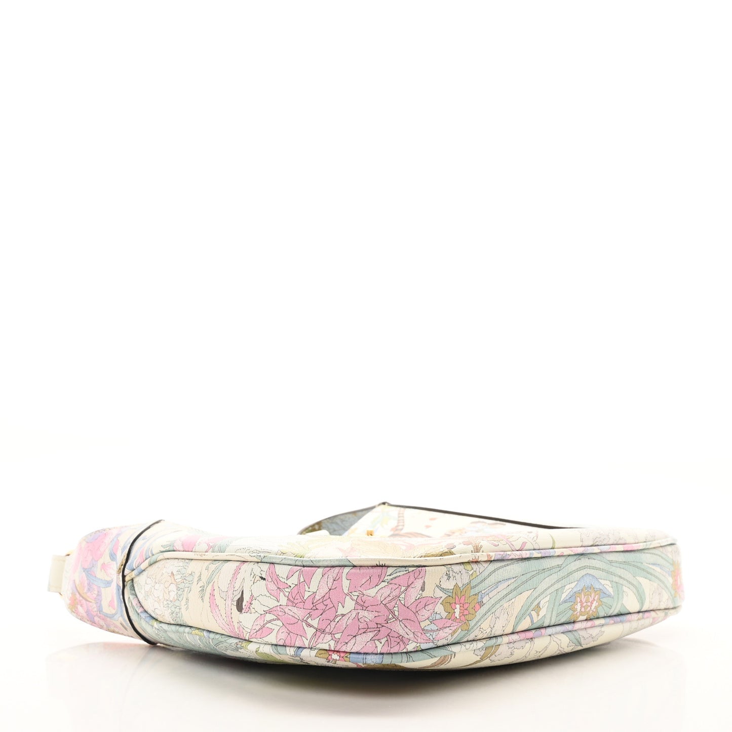 New Shangai Calfskin Tiger Savanah Small Jackie 1961 Hobo Chalky White Multicolor