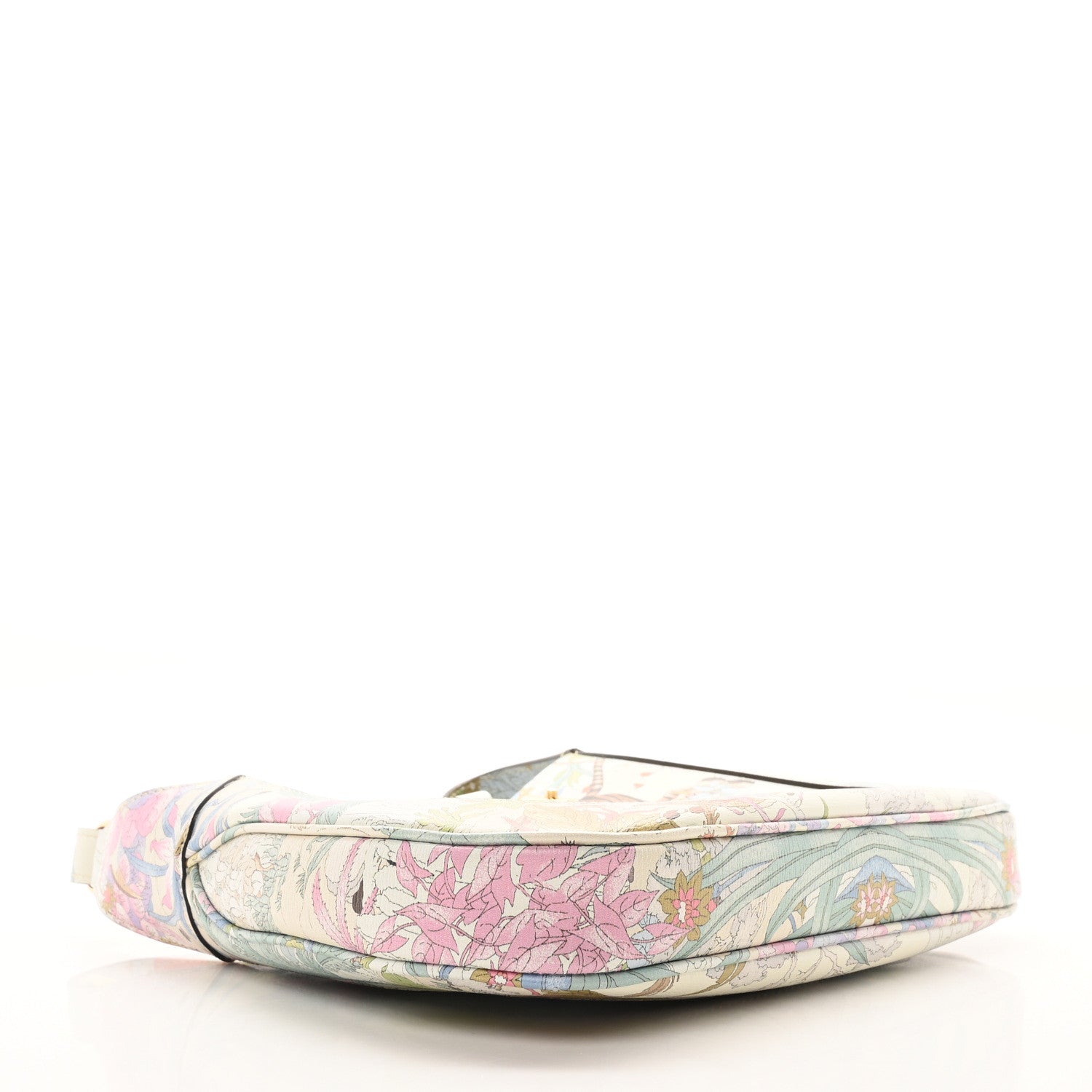 Gucci New Shangai Calfskin Tiger Savanah Small Jackie 1961 Hobo Chalky White Multicolor 4 of 9